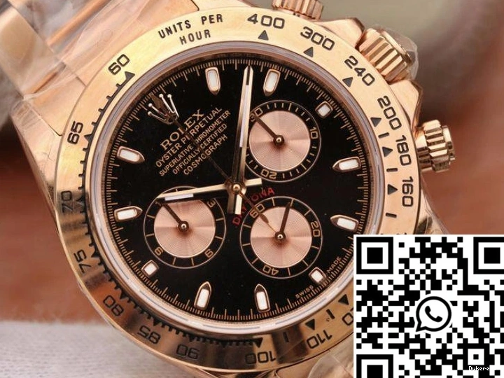 Dial Rolex Black Cosmograph Daytona 116508-001 JH Factory 0318